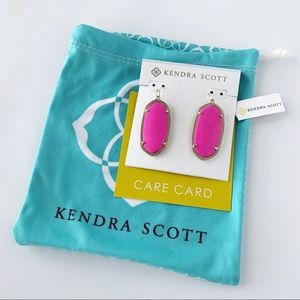 NWT Authentic Kendra Scott Elle Pink Earrings